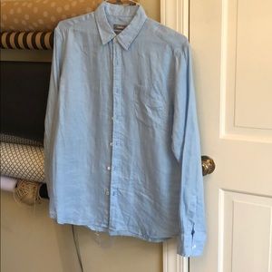 Neiman Marcus linen shirt Large